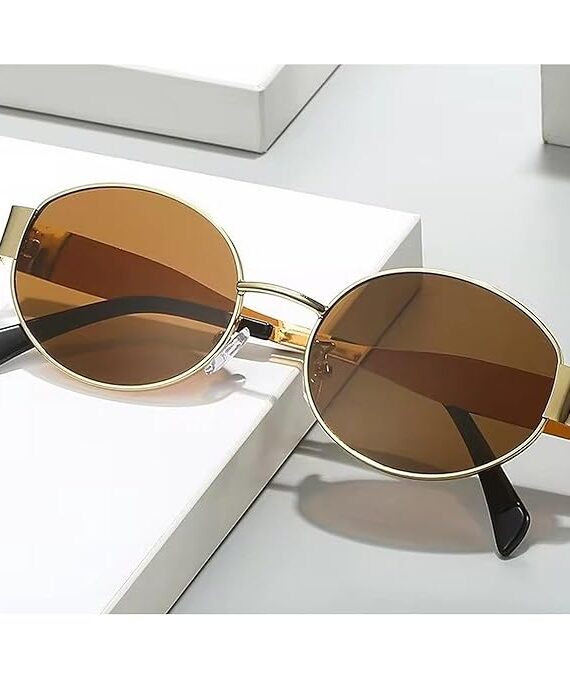 Bookmysphere Fashionable Retro Oval Sunglasses for Women & Men