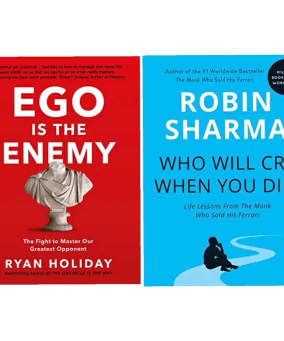 Ego Is the enemy & Who Will Cry When You Die Pack Of 2