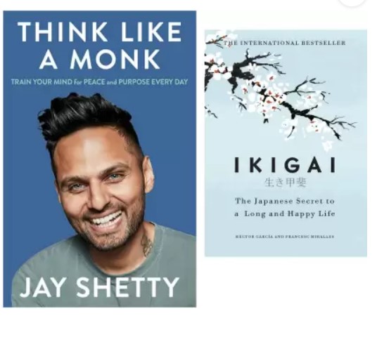 Think Like a Monk & Ikigai Pack Of 2