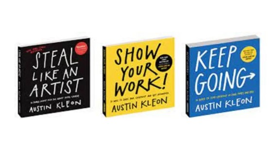 Steal Like an Artist + Show Your Work + Keep Going By Austin Kleon ( Pack Of 3 )