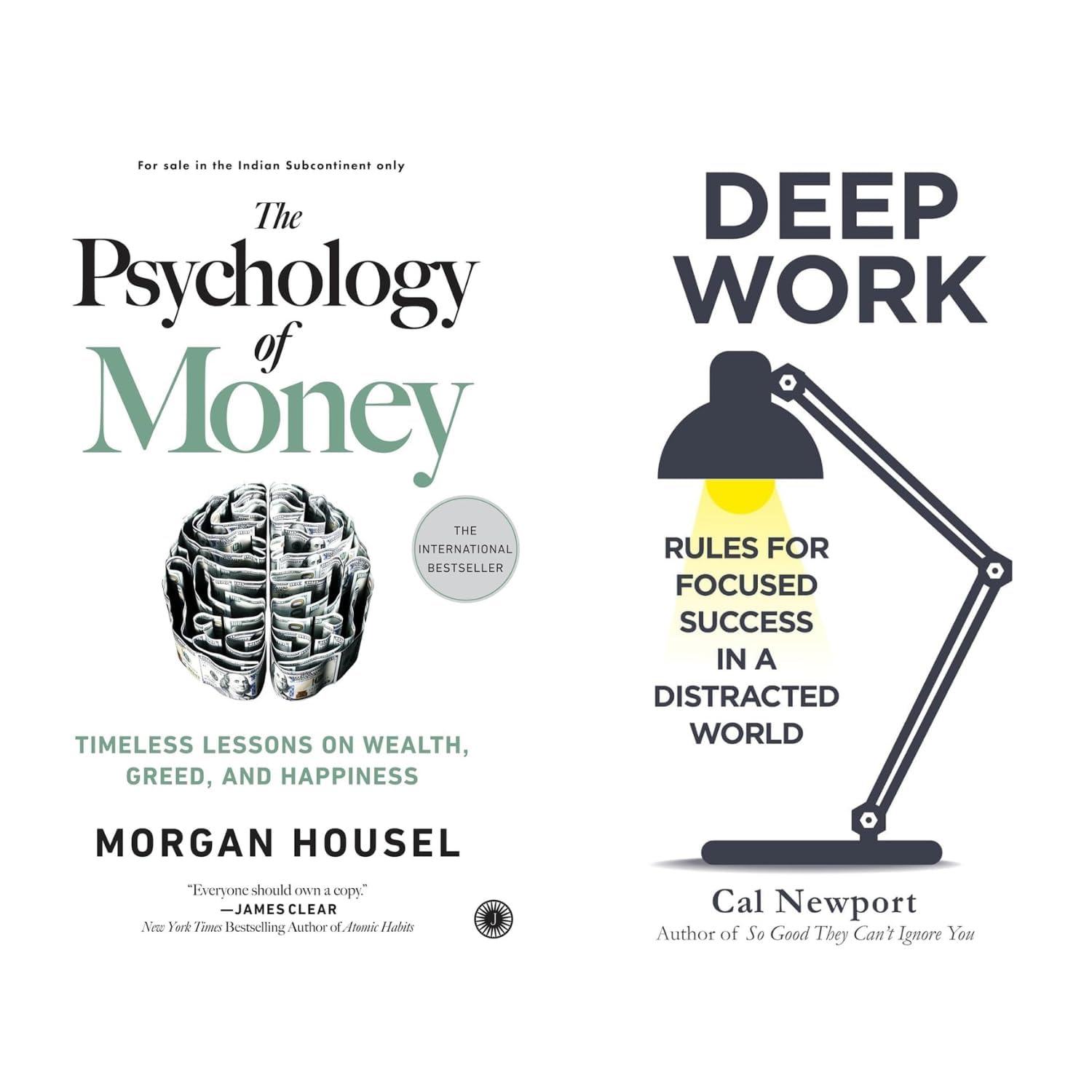 The Psychology of Money & Deep Work Combo