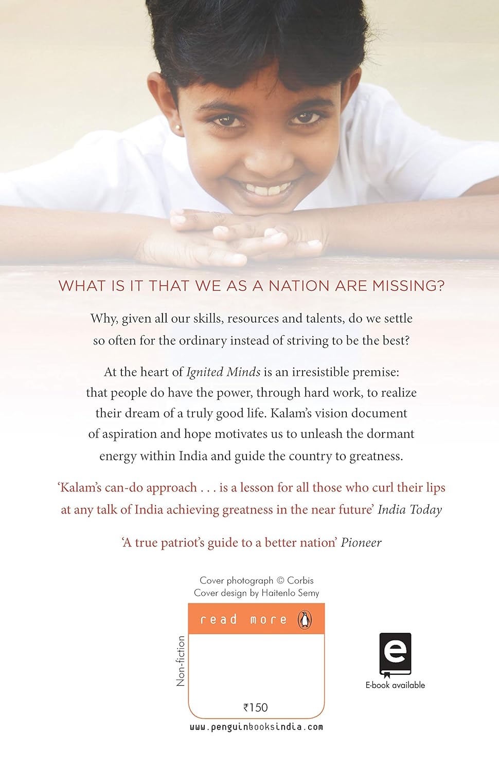 ignited minds: unleashing the power within india over 1 million copies sold an inspiring & visionary book for today's youth by dr. a.p.j. abdul kalam | english non fiction, penguin books