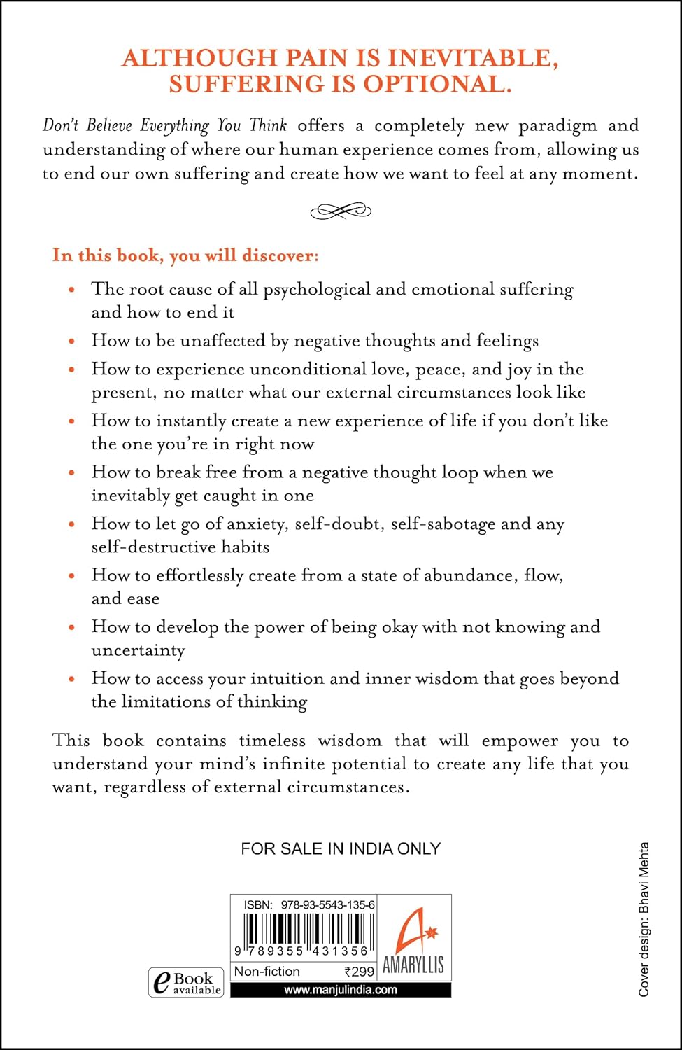 Don't Believe Everything You Think (English)