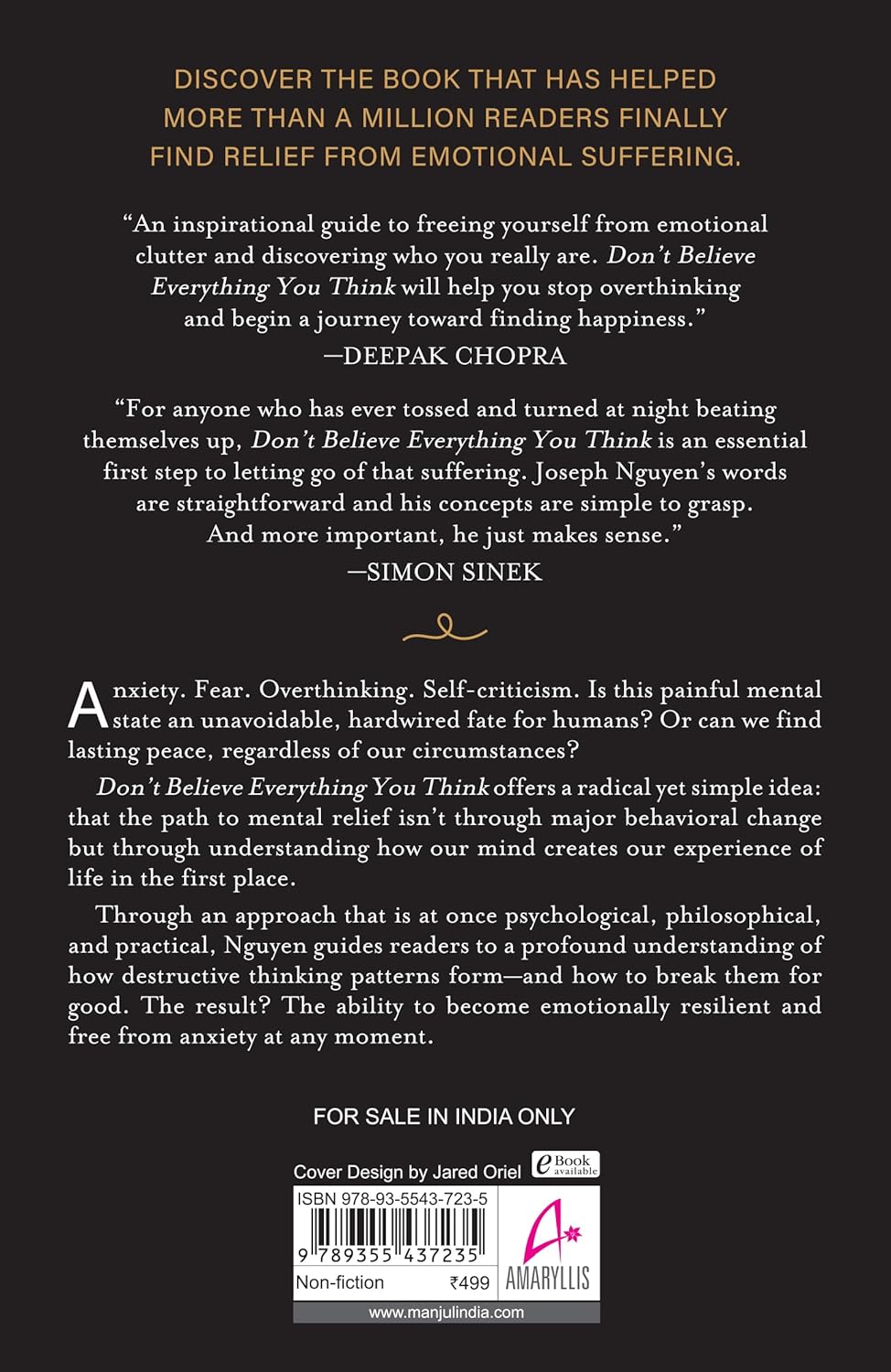 Don't Believe Everything You Think (Expanded Edition) : Why Your Thinking Is the Beginning & End of Suffering (English)