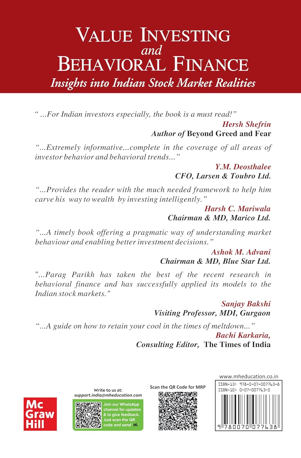 Value Investing and Behavioral Finance: Insights into stock market realities